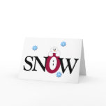 Big Snow Greeting Cards