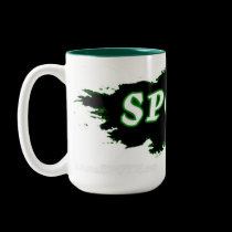 Big SPCTR mug - green by ShortnStout Big SPCTR mug - green