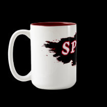 Big SPCTR mug - red tint by ShortnStout Big SPCTR mug - red tint