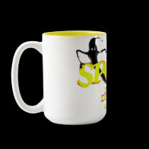 Big SPCTR mug - yellow by ShortnStout Big SPCTR mug - yellow