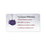 big spider customizable address label