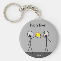 big stick high5, 5!, high five!, -DTT Key Chains