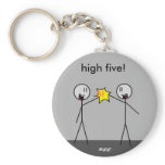 big stick high5, 5!, high five!, -DTT Key Chains