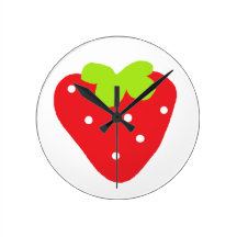 Big Strawberry Wallclock