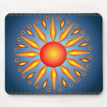 Big Summer Solstice Sun Mousepad