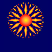 Big Summer Solstice Sun T-Shirt