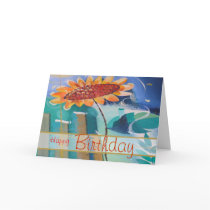Big Sunflower - Customized cards