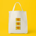 Big Sunflower Organic Grocery Bag