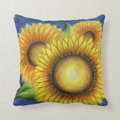 Big Sunflowers Pillow