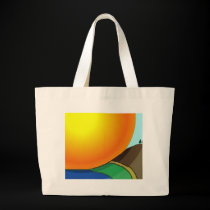 Big Sunrise Tote Bag bags