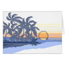 Big Sunset Greeting Cards