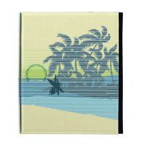Big Sunset Hawaiian Surf iPad Folio Ipad Case