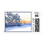 Big Sunset Postage Stamps