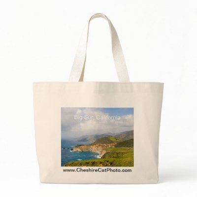 Big Sur 0033 California Products Tote Bags by cheshirkat