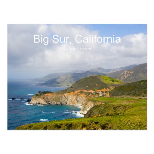 Big Sur 0033 California Products Postcard