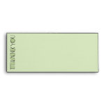 Big Thank You green #10 Letterhead Envelope