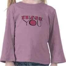 Big Thank You pink Kids T-shirt
