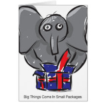 Big Things Come In Small Packages Card