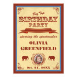 Big Top Birthday Party Invitation