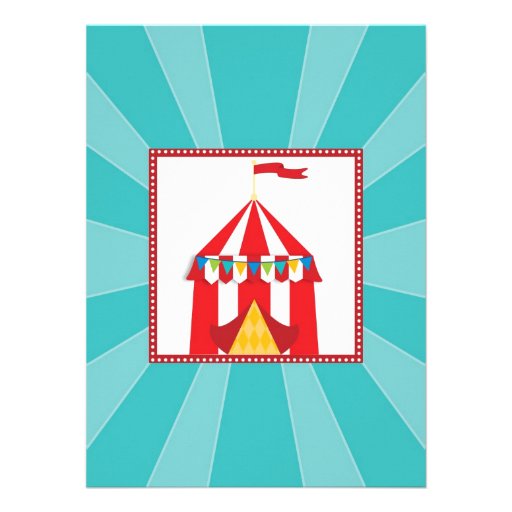 Big Top Circus Invitation
