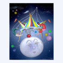 Big Top on a Little Blue Moon Poster posters