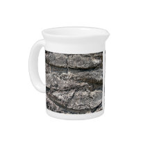 Big tree bark texture beverage pitchers