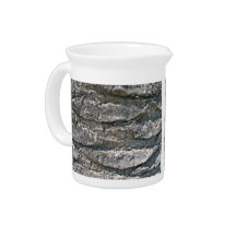 Big tree bark texture beverage pitchers