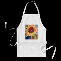 Big Tropical Sunflower Art - Multi aprons