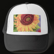 Big Tropical Sunflower Art - Multi hats