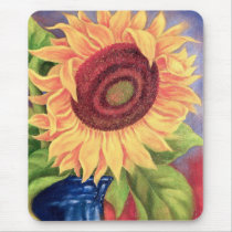 Big Tropical Sunflower Art - Multi mousepads by JUDERM Big Tropical Sunflower Art - Multi mousepads