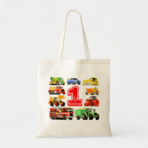 Big Trucks 1st Birthday bags
