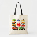 Big Trucks 4th Birthday Bags