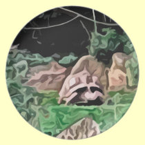 big turtle painting plates