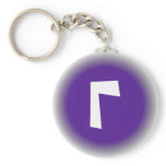 Big Upside Down L Keychain