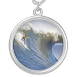 Big Wave at the Mavericks Surfing Competition Personalized Necklace