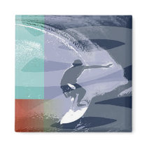 BIG WAVE RIDER BY GREGORY GALLO magnets