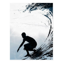 Big Wave Surfer Post Cards