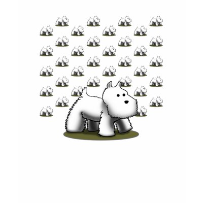 Big Westie, Little Westies T-shirts by AnAdGuy