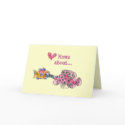 Big Wet Kiss Cartoon Fish cards by lillyarts Big Wet Kiss Cartoon Fish cards
