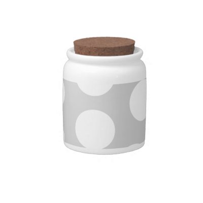 Big white dots on gray background. candy jar by Graphics_By_Metarla
