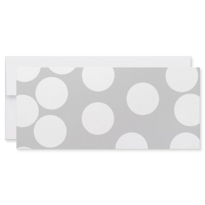 Big white dots on gray background. rack card template by Graphics_By_Metarla
