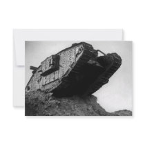 Big World War I Tank Mk IV Female F4 Flirt II Personalized Invite