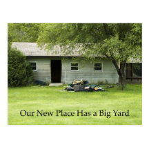 Big Yard - Change of Address Card Postcard