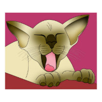 Big Yawn for a Little Kitten posters by Robyn_Sprung Big Yawn for a Little Kitten posters