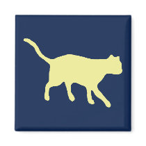 big yellow cat magnets