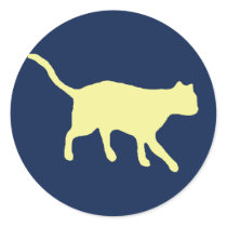 big yellow cat stickers