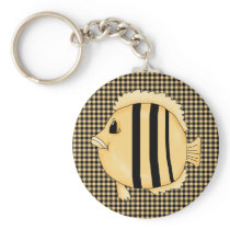 Big Yellow Fish Key Chains
