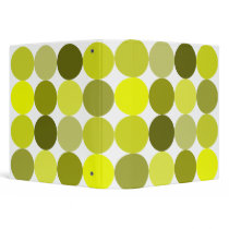 Big Yellow Polka Dots Binders