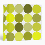 Big Yellow Polka Dots Binders