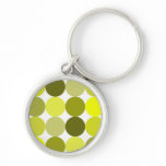 Big Yellow Polka Dots Keychains